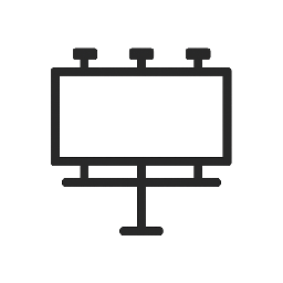 Plan one outdoor advertising